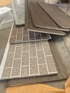 耐火性外装装飾サンドイッチ壁板金属彫刻PU断熱ボード（冷蔵室用） - Product Image 3