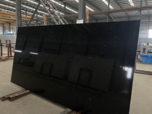 Горячая распродажа, черные звезды, 3D камень с эффектом современного органического искусственного мрамора, крем, синтетическая столешница, полированная гостиничная ванная комната - Product Image 4