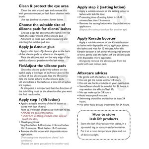 Kit de rehaussement de cils, service personnalisé, qualité professionnelle, contient un booster de kératine - Product Image 2