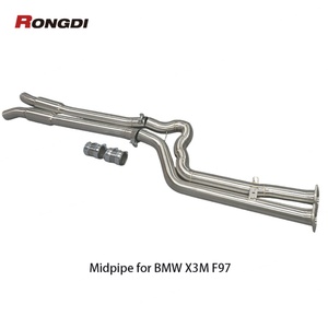 Tuyau intermédiaire de 2,76 pouces à longueur égale pour BMW X3M/X4M F97/F98 3.0T 2019-2023, pièces d'échappement en acier inoxydable 304 SS pour améliorer les performances - Product Image 3