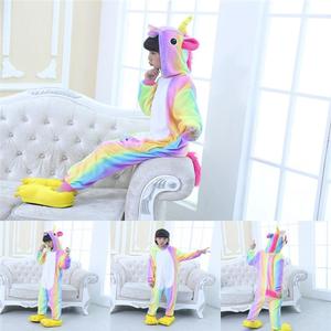 Tier Stram pler Flanell Fleece Pyjama Homes uit Kapuze und Footie Stram pler Pyjama - Product Image 4