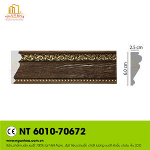 Moulures murales en polystyrène imperméables de qualité supérieure, imitation bois, moulures décoratives pour murs intérieurs, fourniture d'usine - Product Image 5