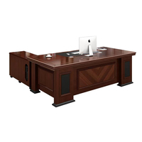 Meubles de bureau commerciaux Type L Table de bureau de grande taille La table de direction de bureau classique