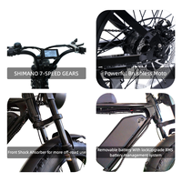 Sepeda Listrik Bergaya Zerogo V8 250w Sepeda Listrik Urban Ban Lebar Daya Tahan Baterai Lama Ebike Dewasa Sepeda Listrik Elektrik Gudang Luar Negeri