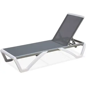 Yoho Modern Design Outdoor Furniture Plastic Sun Lounger Pool Beach Chair For Garden For Hotel Villa Courtyard