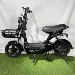 Bicicleta Eléctrica de Ciudad para Adultos, 350W 48V, con Batería de Plomo-Ácido, Scooter Eléctrico de Dos Ruedas, Venta al Por Mayor de Fábrica - Product Image 4