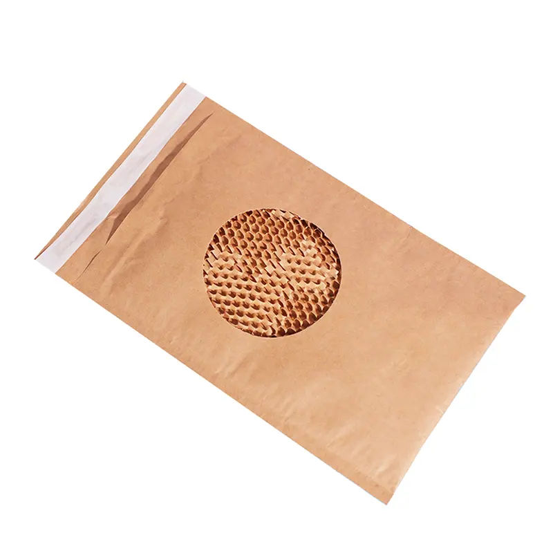 Sac en papier kraft enveloppes recyclées enveloppe de courrier à bulles enveloppes sacs biodégradables rembourrés en nid d'abeille