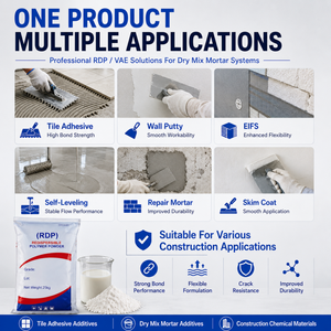 Échantillon Gratuit : Poudre Polymère Redispersable <span class=keywords><strong>de</strong></span> Qualité BTP / Poudre RDP pour Adhésifs <span class=keywords><strong>de</strong></span> Carrelage RDP VAE - Product Image 2
