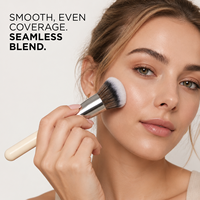 Pinceaux de maquillage à manche en bois personnalisables, très demandés, pour applicateur individuel de liquide, crème, poudre, contour et fard à paupières – Outils de maquillage souples et synthétiques