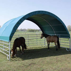 Antil-UV y alto rasgado ganado cabra ganado lona tienda al aire libre tela Estructura de construcción Animal caballo ganado refugios - Product Image 6
