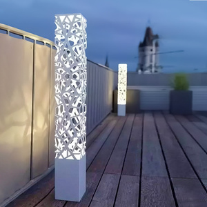 Modern dekorasyon içi boş dış IP65 su geçirmez manzara çim ışığı Yard LED direk ışık açık bahçe lambası - Product Image 2