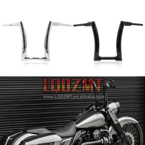 Guidon de moto 10 pouces 12 pouces 14 pouces 16 pouces <span class=keywords><strong>18</strong></span> pouces pour Harley 883 1200 Fat Boy Breakout <span class=keywords><strong>Street</strong></span> <span class=keywords><strong>Fighter</strong></span> Dyna Road Guidon - Product Image 1