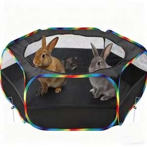 Recinto Anti-Fuga per Conigli, Gatti, Porcellini d'India e Cincillà, Box per Piccoli Animali, Gabbia Tenda per Animali Domestici - Product Image 2