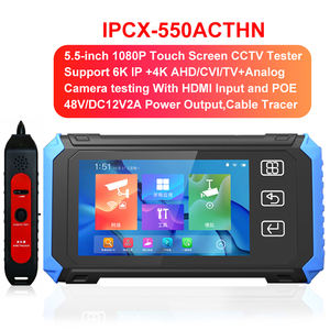 PEGATAH IPCX-550ACTHN 5.5 Polegada Touch Screen CCTV Tester Monitor Satellite Finder 6K IP e Câmera Analógica CVI/TVI/AHD Testes - Product Image 2