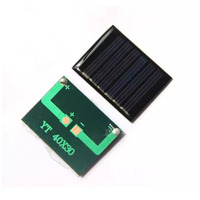 0.15W 3V Panneau Solaire Mini Cellule Solaire Polysilicium Mini Module de Panneau Solaire pour Lampe Ventilateur Pompe DIY Chargeur de Batterie