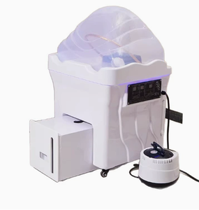 Lettino Terapeutico Portatile Giapponese per Head Spa con Controllo Termostatico, Lavabo Shampoo Mobile in Acrilico e Circolazione dell'Acqua, con Funzione Massaggio - Product Image 3