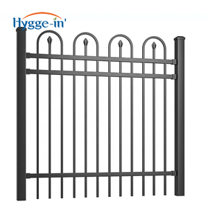 2025 personnalisé philippin extérieur panneau de clôture en métal en <span class=keywords><strong>fer</strong></span> forgé Art et artisanat clôture avec porte coulissante - Product Image 2