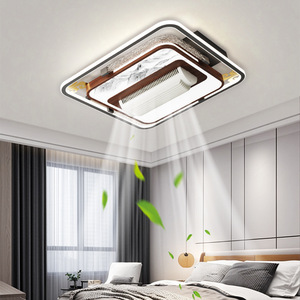 <b>Ceiling</b> Fan <b>Light</b> Led Flush Mount For Living Room Bedroom Full Spectrum Quiet Fan <b>Light</b> 2026 Model - Product Image 2