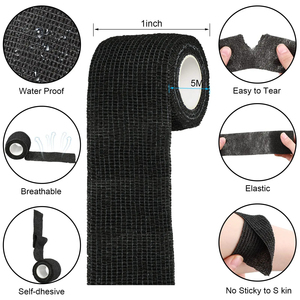 Sport <span class=keywords><strong>Tape</strong></span> Selbst klebendes medizinisches <span class=keywords><strong>Tape</strong></span> für Sport <span class=keywords><strong>Cohesive</strong></span> Bandage Wrap Rolls Athletic <span class=keywords><strong>Tape</strong></span> Klebeband Wrap Vet Stretch Wrap - Product Image 3