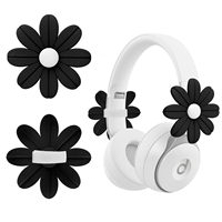 Accessoires de décoration pour casque YDS, motif marguerite, décor mignon, marguerite blanche imprimée en 3D, accessoires mignons pour casque