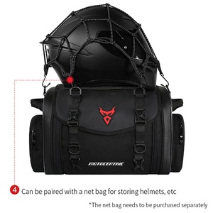 Sac de selle étanche pour moto, 45 à 60 litres, grande capacité, multifonction, sac de siège arrière pour la conduite et les voyages, sacoche de moto extensible - Product Image 5