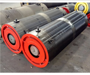 Çelik Tel Tambur Vinç Aksesuarları Döner Tambur Motoru Motorlu Tambur Motorlu Kasnak Toplu Malzeme Bantlı Konveyör için - Product Image 2