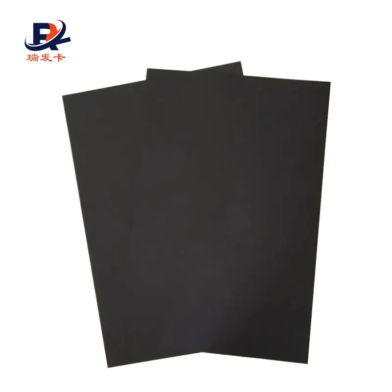 Hoge Kwaliteit Zwart Offset Zeefdruk Pvc Blad Voor Zwarte Plastic Kaart