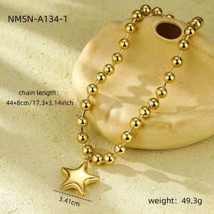 Collar con colgante personalizado de acero inoxidable 316L, chapado en oro PVD de 14K/18K, joyería fina de moda, collares con forma de corazón para mujer. - Product Image 5