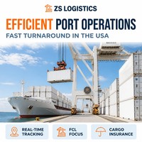 Agent d'expédition multimodale professionnel (mer, air, rail) DDP porte-à-porte Chine-USA LCL FCL Express Transitaire ZS LOGISTICS