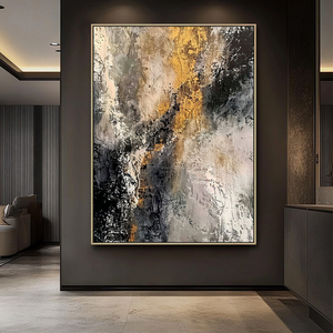 Nội thất trang trí handpainted <span class=keywords><strong>Canvas</strong></span> kết cấu trung tính tường nghệ thuật trang trí hiện đại lớn trừu tượng bức tranh - Product Image 2