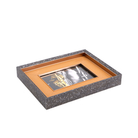 Liquidation cadre photo ensemble de 4 fait de haute quantité pas cher raisonnable cadre photo affichage pour montage mural ou affichage de Table
