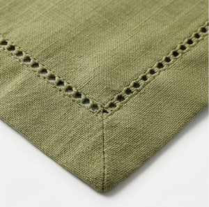 Napperons en coton vert sauge les plus vendus pour les repas quotidiens, les réunions de famille, les banquets de mariage, les présentations de table de restaurant, les hôtels - Product Image 4
