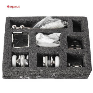 Rieles de acero inoxidable para puerta corredera de vidrio, accesorios de puerta corredera, <span class=keywords><strong>rodillos</strong></span> de <span class=keywords><strong>ducha</strong></span> de vidrio - Product Image 5