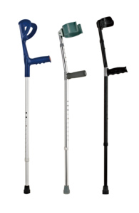Medic réglable avant-bras marche coude béquilles patients personnes âgées marche bâton en aluminium - Product Image 5