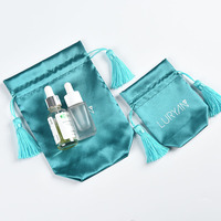 Botol parfum Satin kecil, tas gaya bukaan Tengah untuk kemasan tekstil