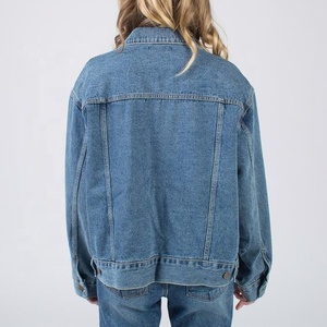 Classique plaine vestes <span class=keywords><strong>en</strong></span> <span class=keywords><strong>jean</strong></span> pour femme <span class=keywords><strong>veste</strong></span> <span class=keywords><strong>en</strong></span> <span class=keywords><strong>jean</strong></span> <span class=keywords><strong>oversize</strong></span> - Product Image 3