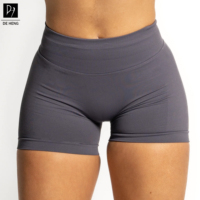 Nouveaux shorts de sport pour femmes en nylon et élasthanne, sans couture, personnalisés, de haute qualité, avec effet sculptant, pour l'entraînement, la remise en forme, la gym et le yoga