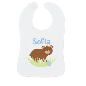 Regalo di nascita: Posate per bambini Puresigns Woody (4 pezzi) con incisione + bavaglino con nome Volpe - Product Image 6