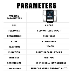 Radio para Auto con GPS, Navegación Android Auto, Carplay, Pantalla LCD, Reproductor Multimedia para Dodge Ram 2013-2018, 128GB - Product Image 2