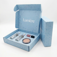 Boîtes d'emballage de luxe pour produits de beauté, cartons rigides haut de gamme pour coffrets de soins spa, crèmes et sérums, faible MOQ, logo personnalisé, fabricant en gros