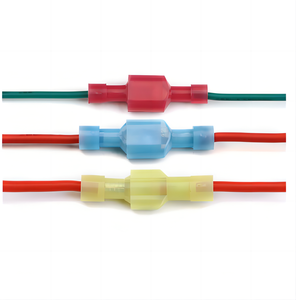 FDFN naylon N tipi tam yalıtımlı erkek ve kadın kes elektrik sıkma bağlayıcı itme tipi maça terminali tel konektörü - Product Image 6