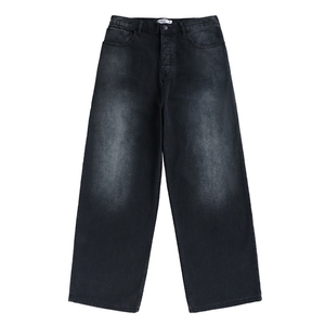 <span class=keywords><strong>Jeans</strong></span> da uomo personalizzati Street Wear Hip Hop Casual a gamba larga Vintage slavate in pietra <span class=keywords><strong>Jeans</strong></span> <span class=keywords><strong>larghi</strong></span> dritti <span class=keywords><strong>larghi</strong></span> - Product Image 1