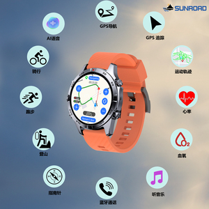 Reloj Deportivo GPS Sunroad, Reloj Inteligente para Hombre, Resistente al Agua, con Mapa Náutico Fuera de Línea, Navegación, Altímetro, Brújula, para Actividades al Aire Libre - Product Image 2