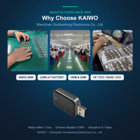KAIWO Wireless CarPlay Adapter WiFi6 USB Plug-n-Play untuk Perjalanan Sehari-hari dan Road Trip, Tanpa Sentuh, Kontrol Suara, Panggilan, Peta Online