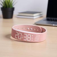 Gelang Pintar AMOLED Digital Tahan Air Jam Pintar Smartband Pemantau Langkah Lari Pengingat Alarm Getaran