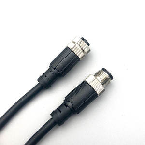 Custom M12 Circular Connector Waterproof Male Female Sensor with 2 3 4 5 6 8 Pin for Power and Wire Connections - Product Image 3