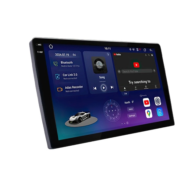LEHX FYT 7870 12+256GB 2K QLED Screen Carplay Android 14 DSP GPS WIFI 4G Car Multimedia System 2DIN Universal Car Stereo Radio