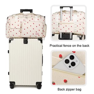 Sac de sport multifonctionnel en velours côtelé grande capacité pour dropshipping Shopify, agent de fulfillment 2026, sac fourre-tout de voyage - Product Image 1