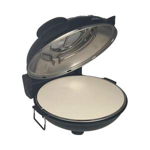 آلة إعداد البيتزا الكهربائية الصغيرة 1200 واط 12 بوصة، بفرن بيتزا حجري يوضع على طاولة، طاولة صغيرة، فرن بيتزا - Product Image 4