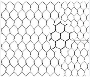 六角形Pvcコーティングされたワイヤーメッシュ持続可能なチキンワイヤー1 "鶏肉ネット用50フィートロール - Product Image 4